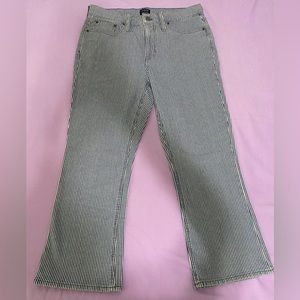 J.Crew Striped Jeans